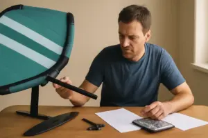 Come trovare la misura ideale della vela per hydrofoil: il calcolo pratico che pochi applicano