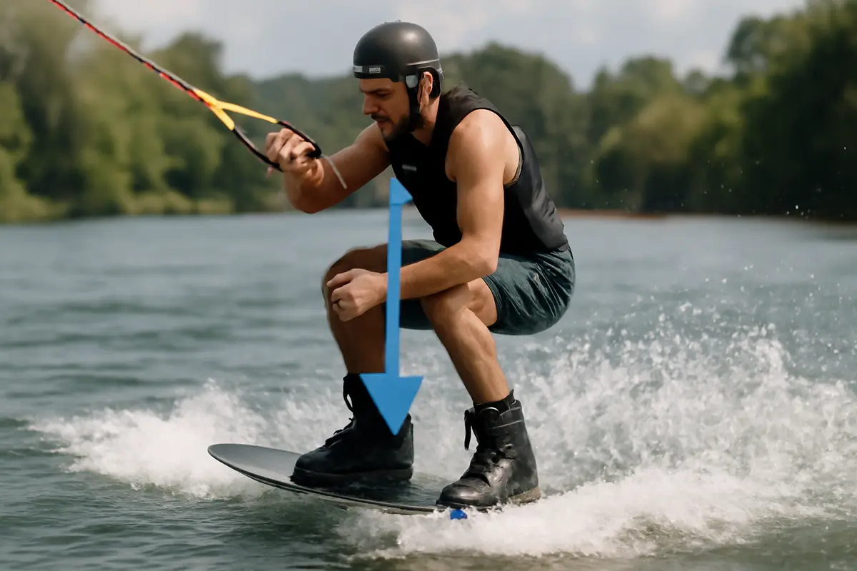 Come atterrare salti alti senza infortuni nel wakeboard? Tecnica corretta per ammortizzare l’impatto