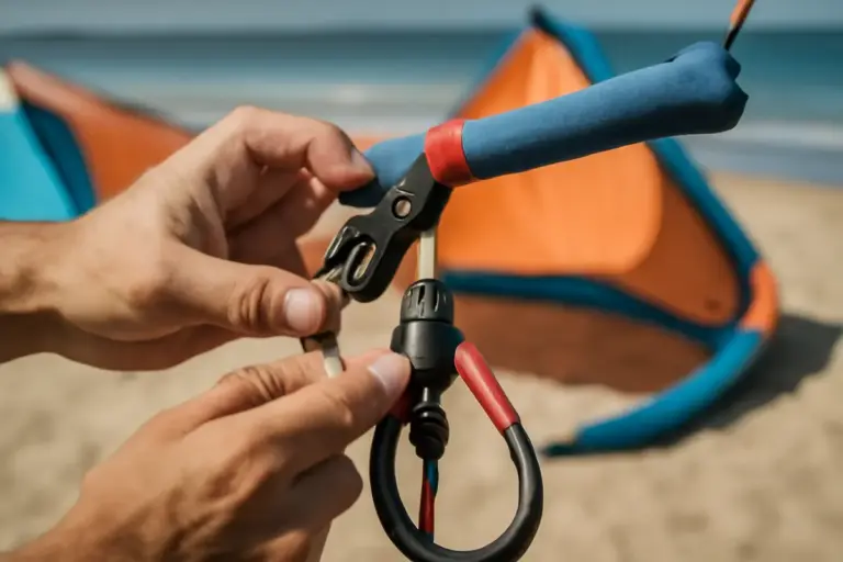Pulegge nella barra del kite: a cosa servono realmente e come influenzano la risposta dell’ala
