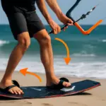 Come utilizzare i piedi per manovre switch in kitesurf? Piccoli aggiustamenti che cambiano il risultato