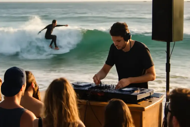 Quali sono gli eventi surf con musica dal vivo? Vivi l’esperienza completa tra onde e dj set