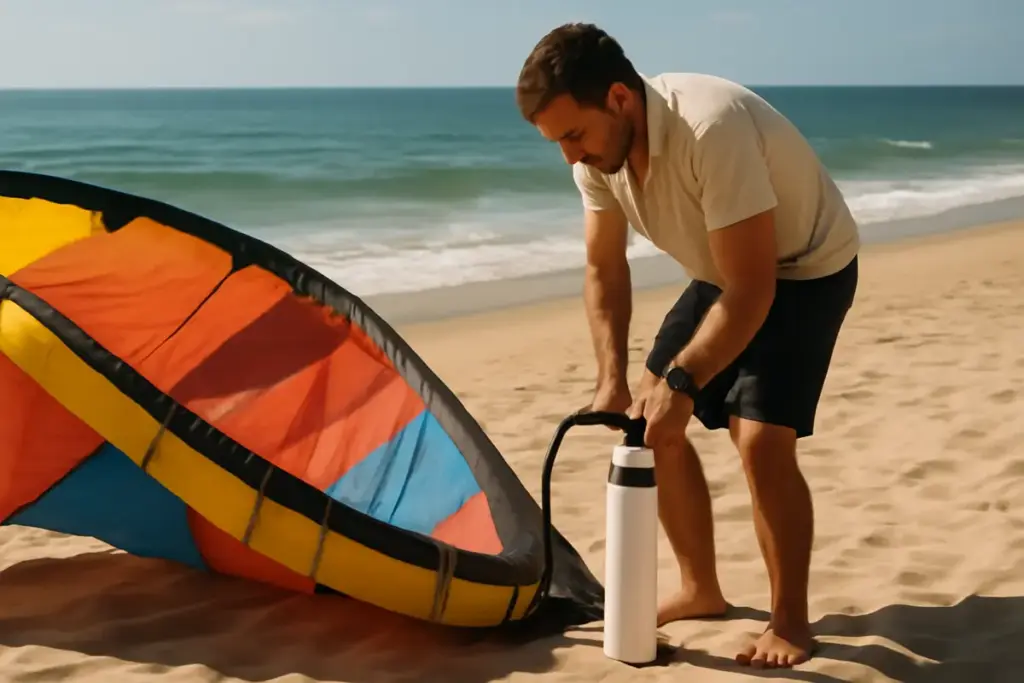 Gonfiare il kite in sicurezza: quali sono gli errori da evitare per preservare l’attrezzatura