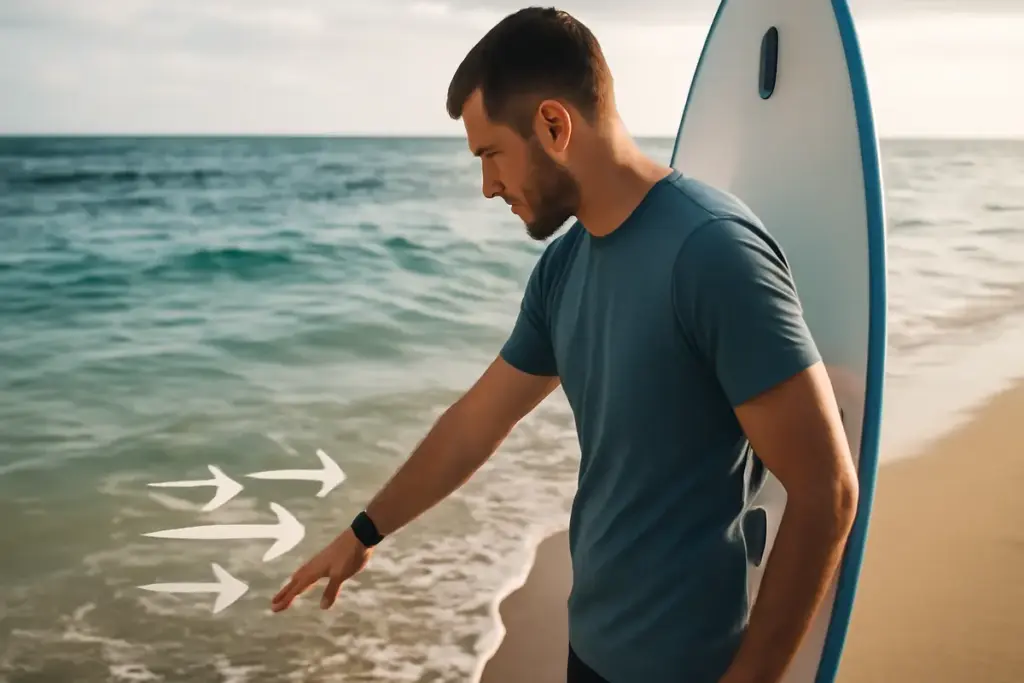 Come valutare la correnti nel punto di lancio sup? Metodo veloce per scegliere il momento migliore